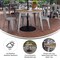 Flash Furniture 36 SQ Table Brown Umbrella Top/Silver Steel Frame JJ-T14619-90-BRSL-GG - alternate 10